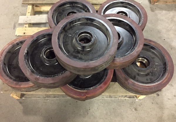 Manufacturer Saves Bucks by Recovering Urethane Wheels