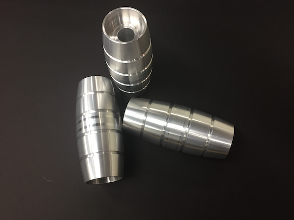 Prototype Roller Features Machined Convex Core